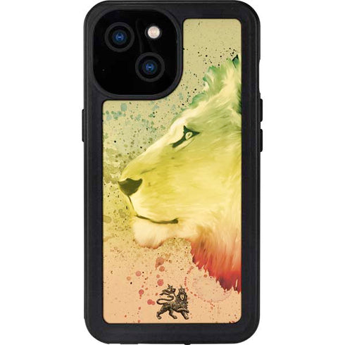 Profile of the Lion of Judah iPhone 15 Waterproof Case